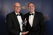 Nord Stream Communications Director Ulrich Lissek and Project Director Ruurd Hoekstra accept the Platts Global Energy Award
