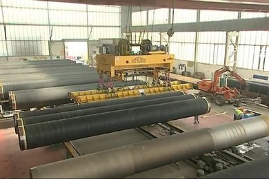 Vom Erz zum Rohr – Überprüfung und Außenlagerung