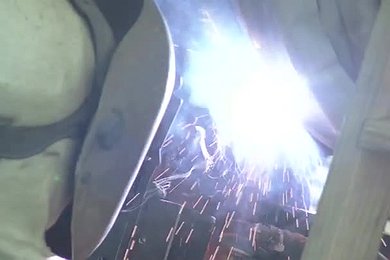 “Golden Welds” in Lubmin (Germany)