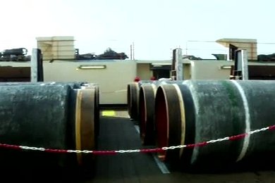 The Start of Pipe Laying Work in April 2010 – Part 1