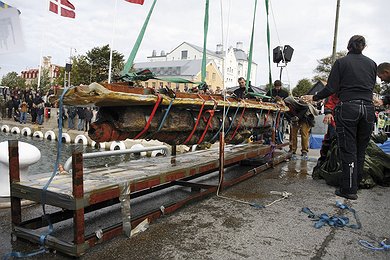 Recovery of 16th century cannon from the Danish-Lübeckish fleet 
