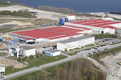 EUPEC Concrete Coating Yard in Mukran, Germany