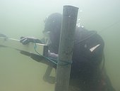 Installation of the Survey System Underwater