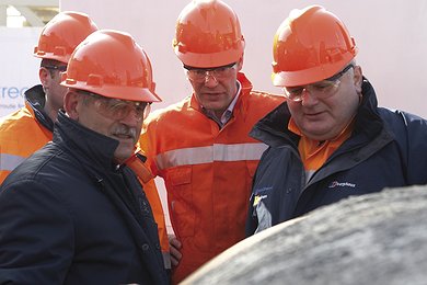 Matthias Warnig, Managing Director Nord Stream and Pietro F. Tali, Deputy Chairman and CEO Saipem