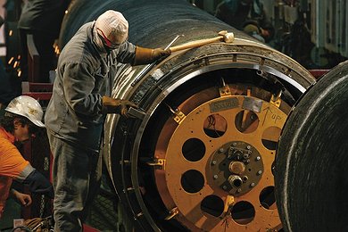 Castoro Dieci: Internal Line-up Clamp