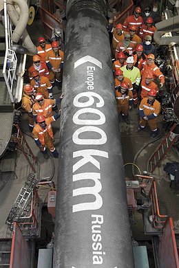 Work in progress: Nord Stream passes half-way mark for line 1