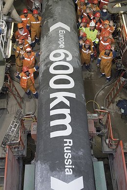 Work in progress: Nord Stream passes half-way mark for line 1