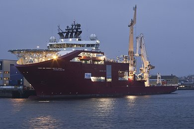 Skandi Arctic in the port of Haugesund