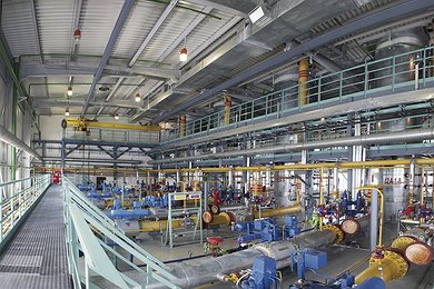 Gas production at the Yuzhno-Russkoye gas field