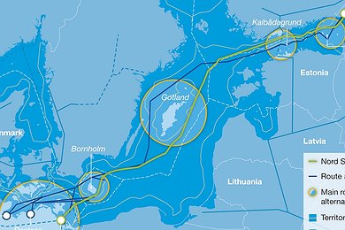 Nord Stream Route Optimization (with legend)