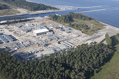 The Landfall of the Nord Stream Pipeline in Germany