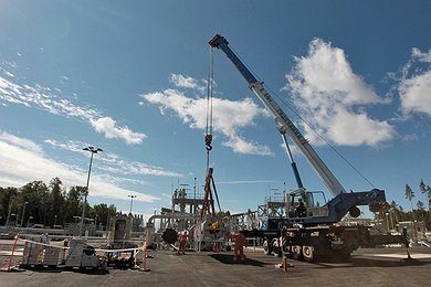 Preparation for the Launch of the Pipeline Inspection Tool in Portovaya